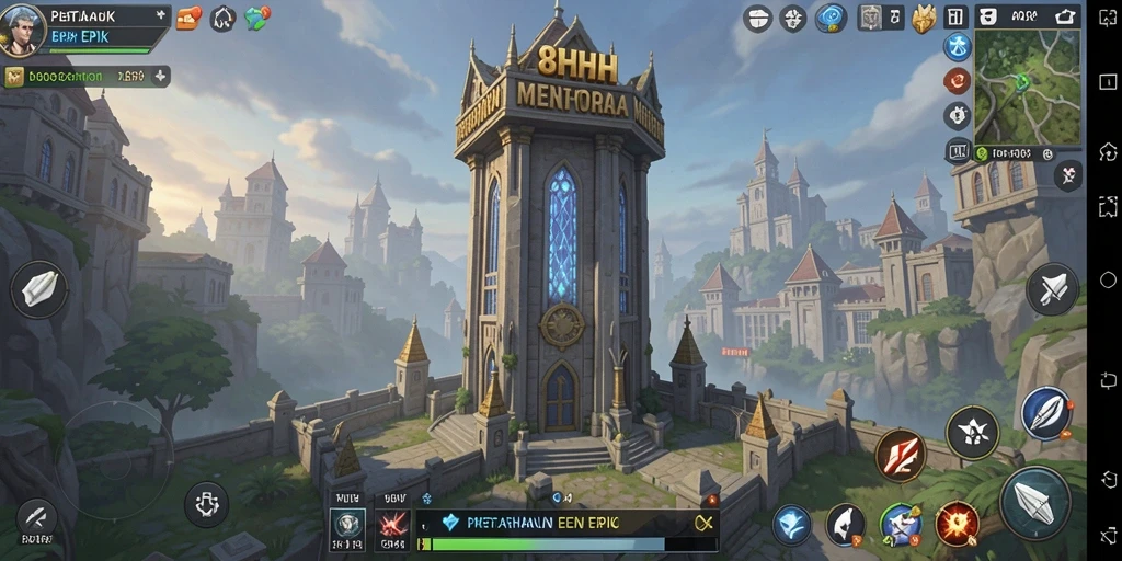 Gameplay seru 8HHH di Tower Defense.