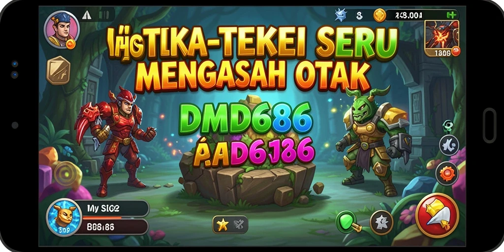Screenshot gameplay DMD686 menampilkan tantangan teka-teki yang menarik.