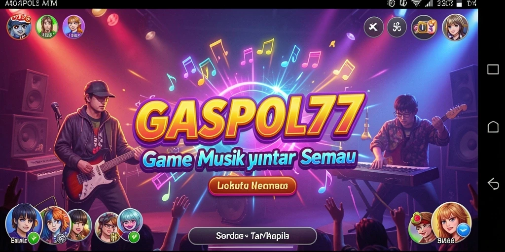 Menampilkan gameplay menarik dari GASPOL77 dengan berbagai lagu musik.
