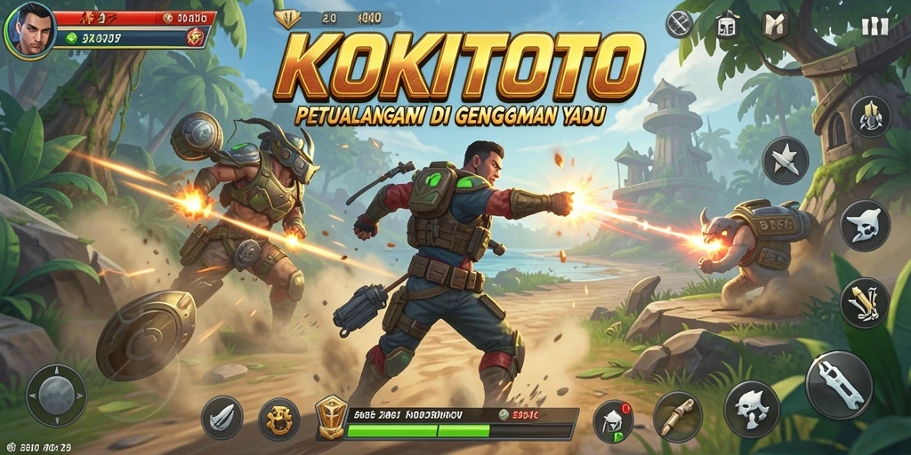 Menampilkan aksi menegangkan di dalam KOKITOTO.