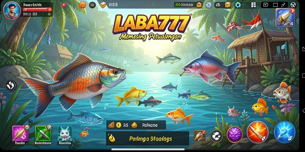 Tangkapan ikan yang memukau dalam gameplay LABA777.