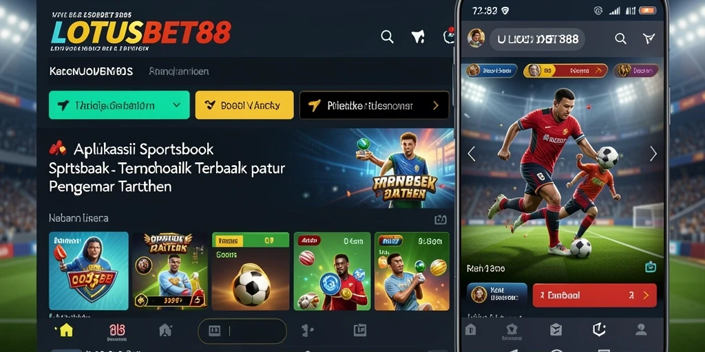 Tampilan gameplay LOTUSBET88 saat bertaruh pada olahraga langsung.