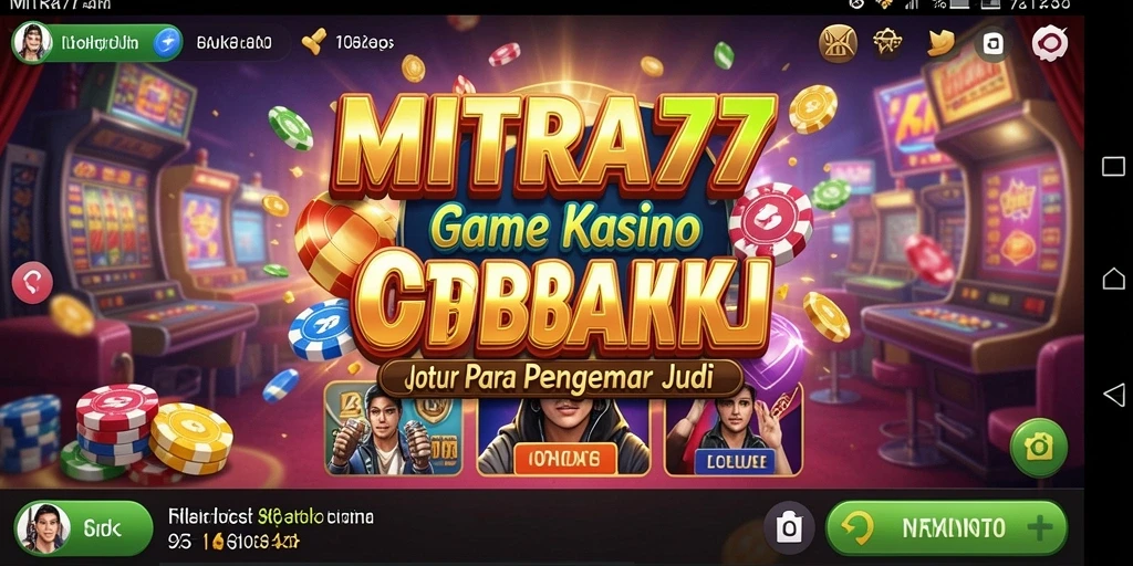 Tampilan menarik dari gameplay Kasino di MITRA77.