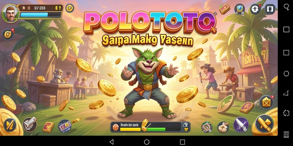 Tangkapan layar gameplay POLOTOTO yang menampilkan aksi seru dan mendebarkan.
