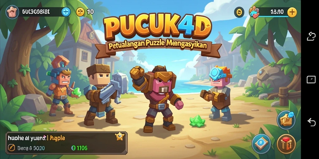 Screenshot gameplay PUCUK4D yang penuh tantangan dan keseruan.