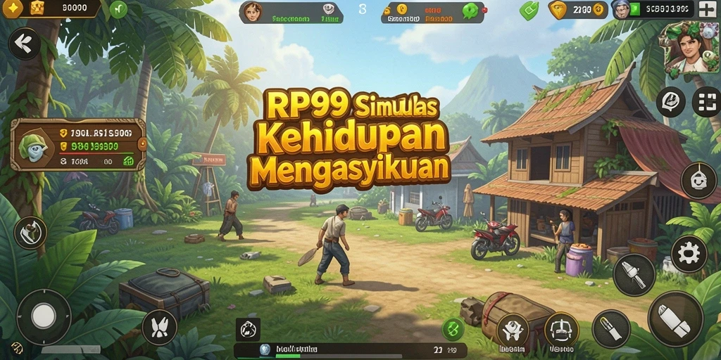 Tampilan gameplay RP99 yang menakjubkan dan interaktif.
