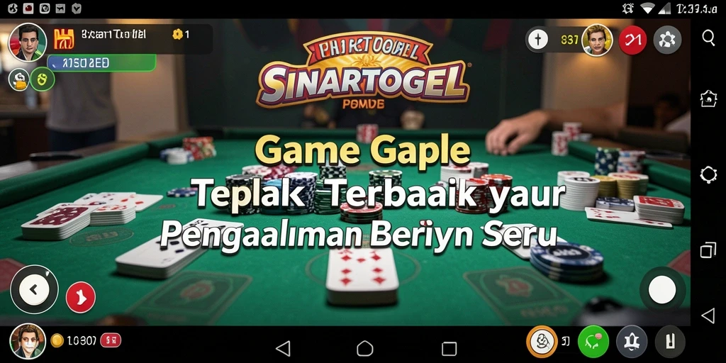 Tampilan gameplay seru dan interaktif dari SINARTOGEL.