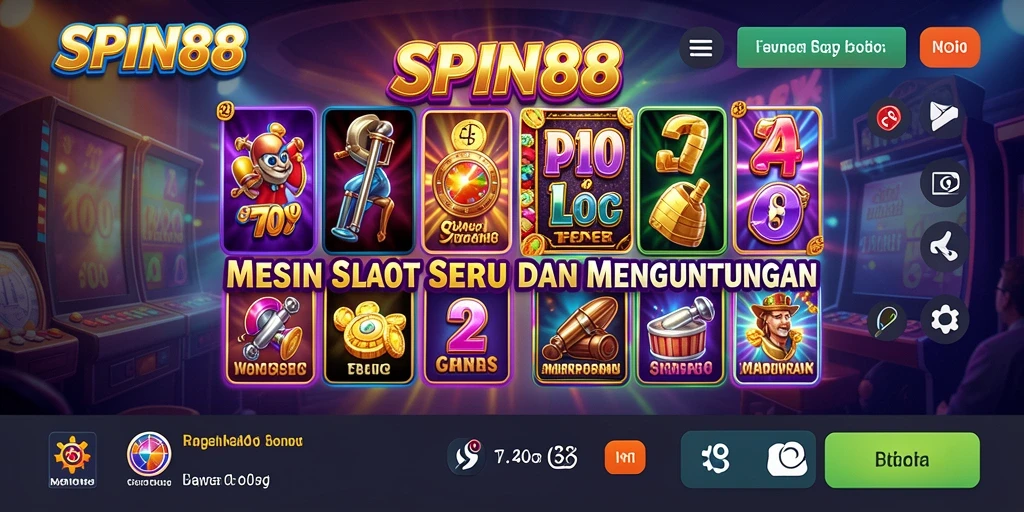 Screenshot gameplay SPIN88 menampilkan keseruan mesin slot.